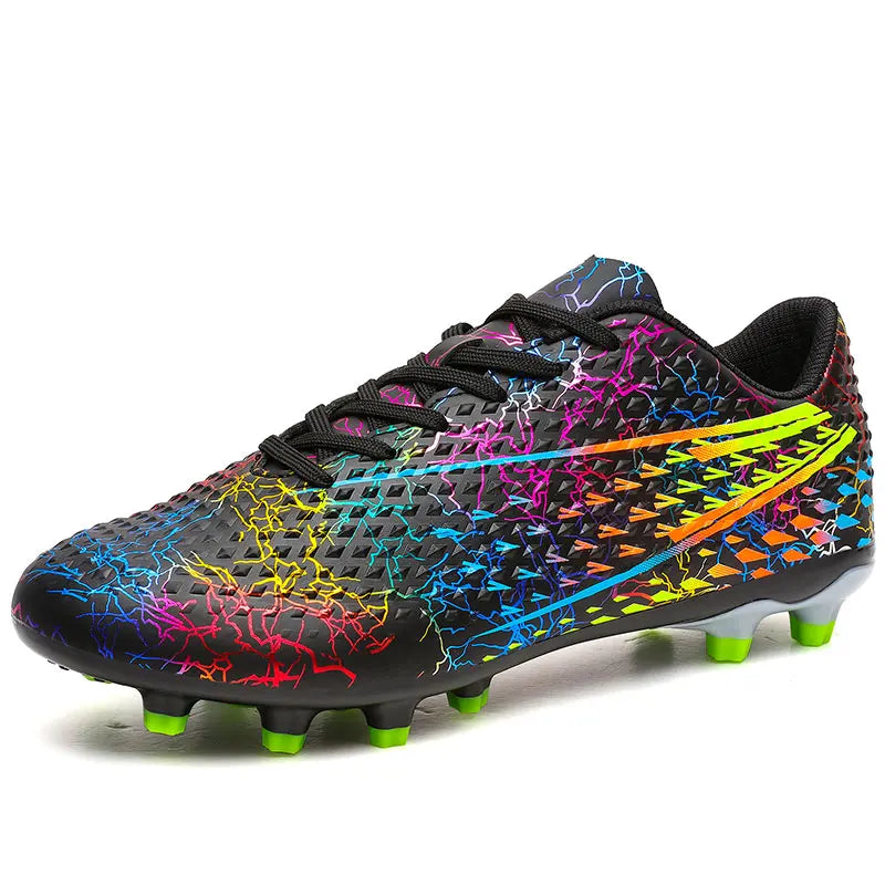 Football Shoes Low-top Lace up Soccer Shoes Football Boots FG HG Team Sports Men's Women's Adult Footwear Sneakers Unisex Spring