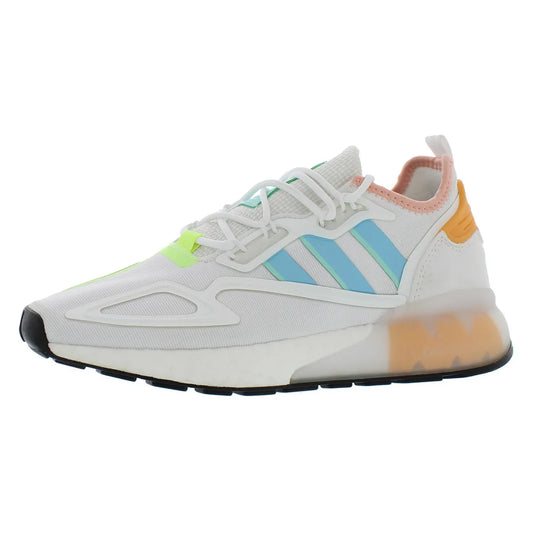 For Originals Women's Zx 2K for Running Shoes White/Teal/Orange Color Scheme | 100% Authentic Made Vietnam Model MSS-H06578