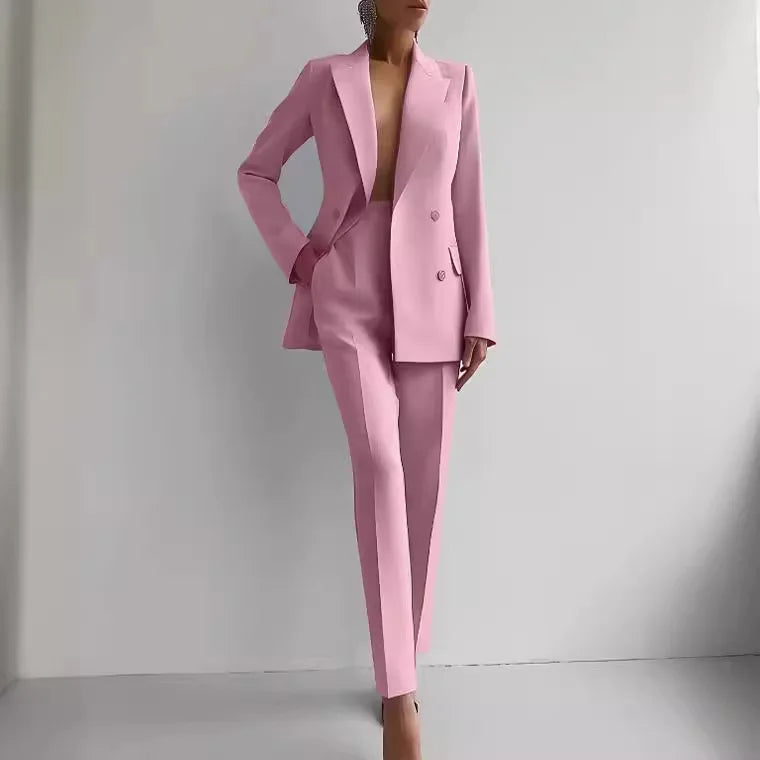 Latest Desgin Business Suits for Women Slim Blazer and Pants Set for Women Formal Suit Ladies Suits Office Wear