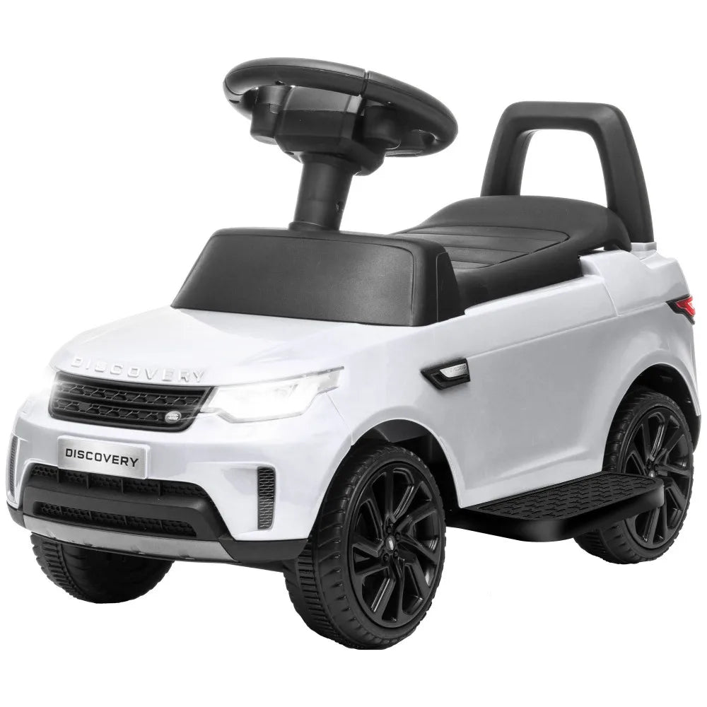 6V Electric Kids Scooter Car 2 in 1 Ride On Push Car with Headlights Music Horn for 2-4 Months MAX Load 60Lbs Electric Toys
