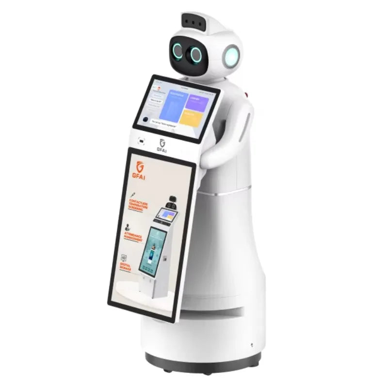 service robot Smart Timo AI Service Robot with ChatGpt Face Recognition Voice Interaction Reception Robot