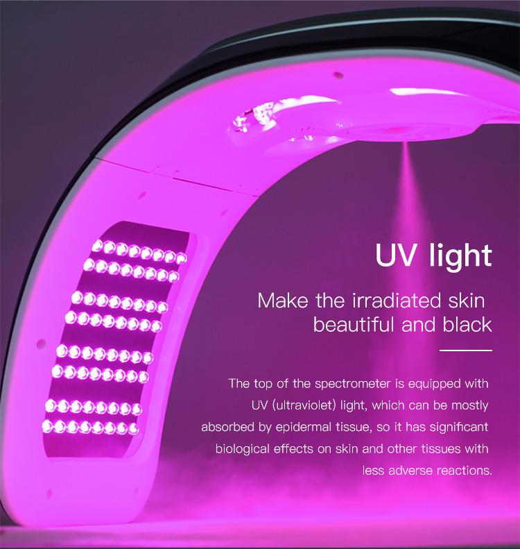 Best Popular Design Good Quality Professional Led Red Light Therapy Machine at Home 7 Colors Led Light Therapy for Estheticians