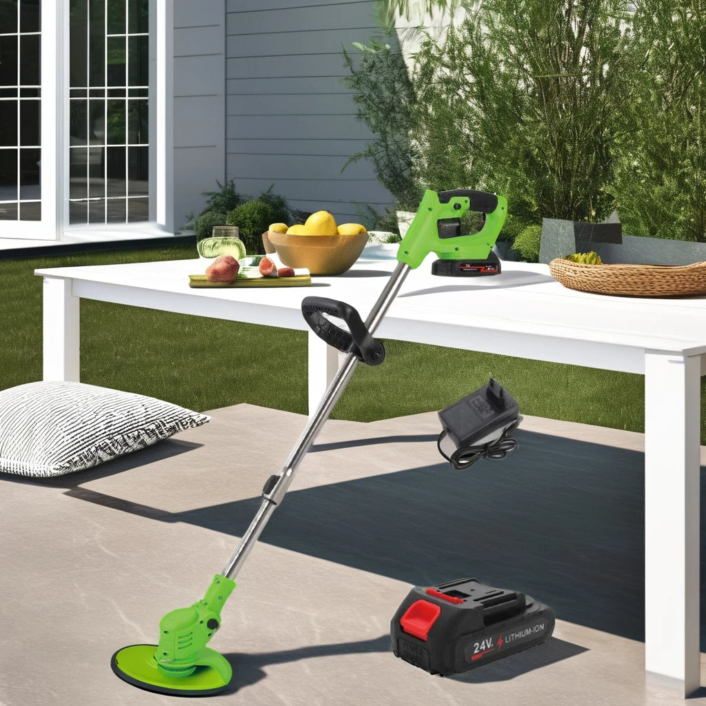 21V 48V Industrial Grade 1800W Cordless Lawn Cutter DIY Metal Battery Handheld Brushless Lithium Electric Telescopic Handle