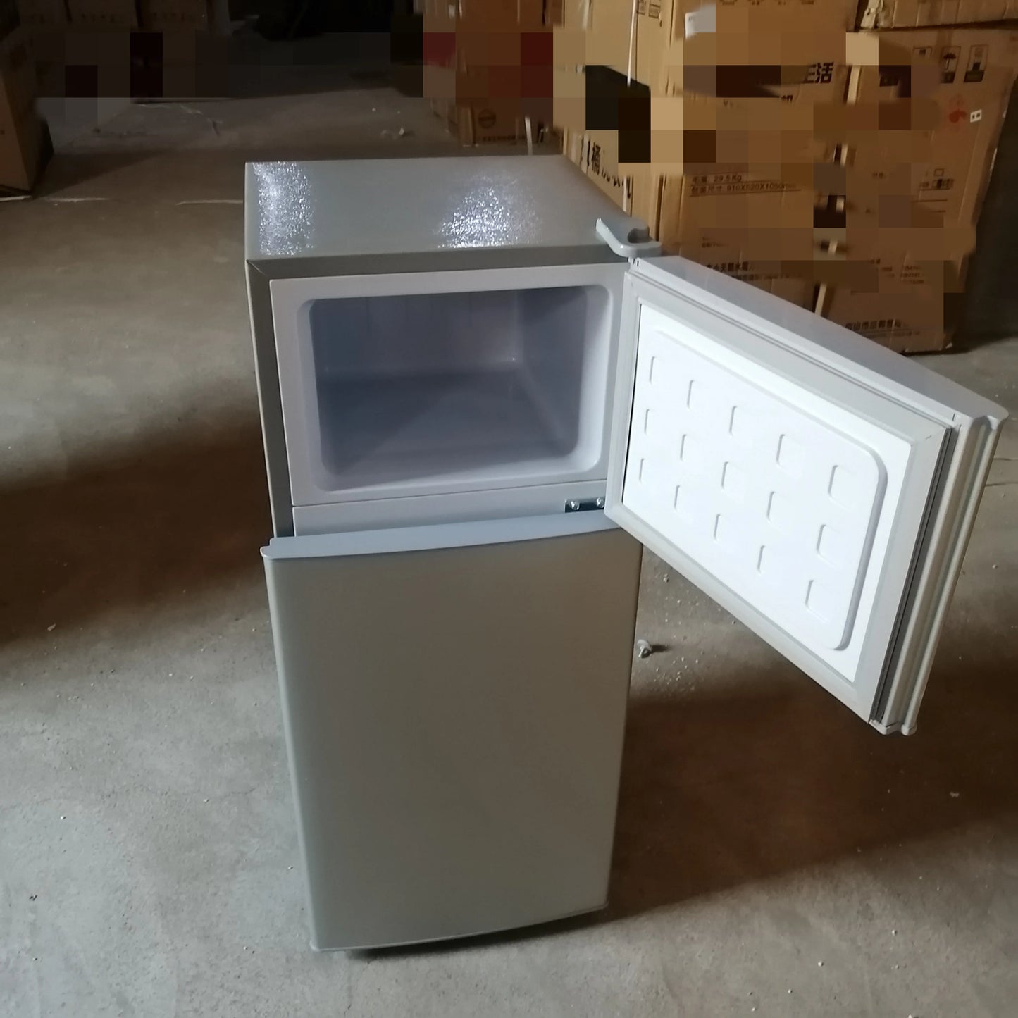 BCD-148 Household Apartment Double Door Counter Fridge Large Capacity Energy Saving Compact Refrigerator Freezer Fridge
