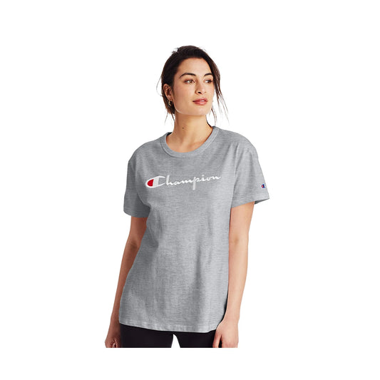 Champion Life Boyfriend Womens Active Shirts & Tees Color: Oxford Grey | 100% Authentic
