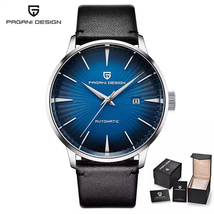 PAGANI DESIGN 2770 Men's Watches Classic Mechanical Leather Watch Men Luxury Automatic Business Waterproof Clock Man