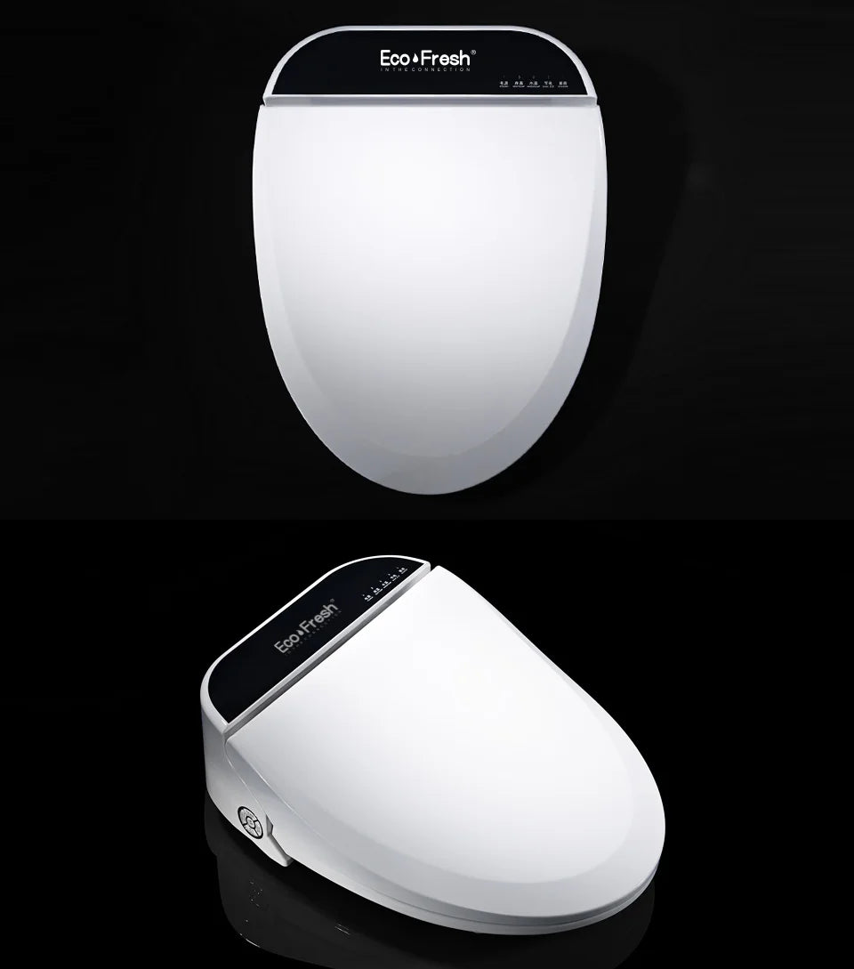 EcoFresh Smart toilet seat  Electric Bidet cover intelligent bidet heat clean dry Massage care for child woman the old