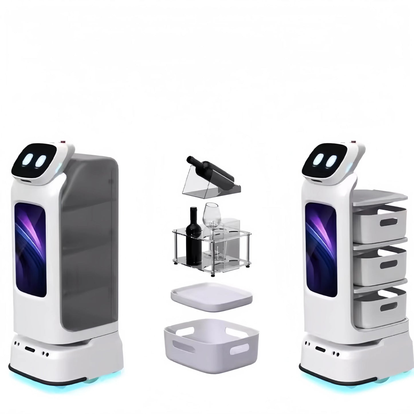 robotic server Long Service Life Robot Hotel Delivery