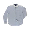 Tommy Hilfiger Men's Collar Striped Button Down Light Blue/White Color: Blue | 100% Authentic