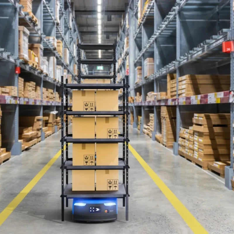 pallet agv robot SLAM Laser Navigation Robot Lifting Type AGV for Logistics Warehouse Commercial Delivery Robot