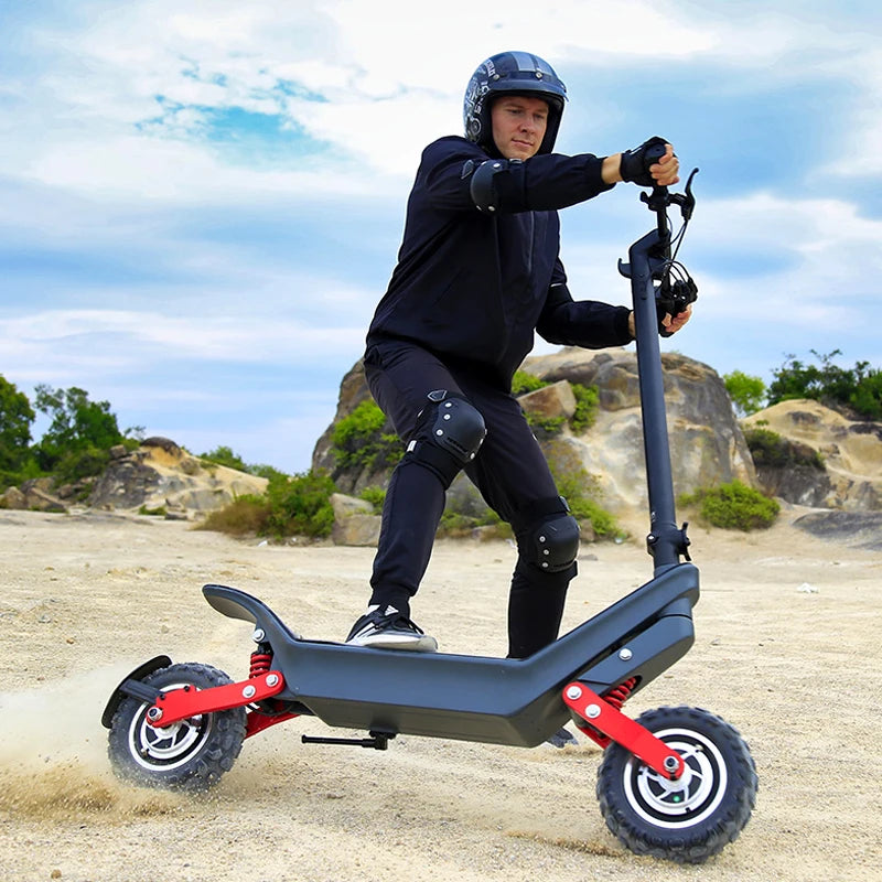 18.2AH Dual Drive 1000W*2 Off-Road Electric Scooter Skateboard Foldable X10 E Scooter Skate Board 11 Inch Wheel Mileage 60-70Km