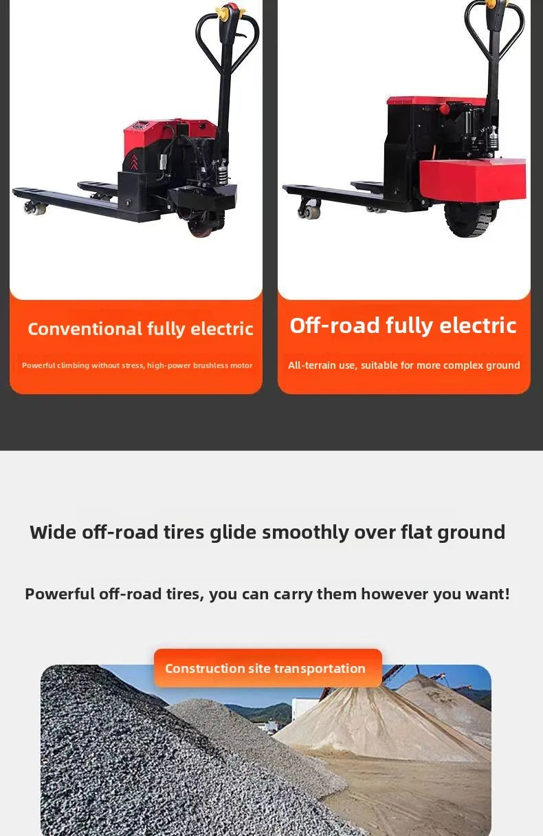 3 Ton Lead-Acid Battery Electric Pallet Truck Forklift with Standing Operation for Retail Use