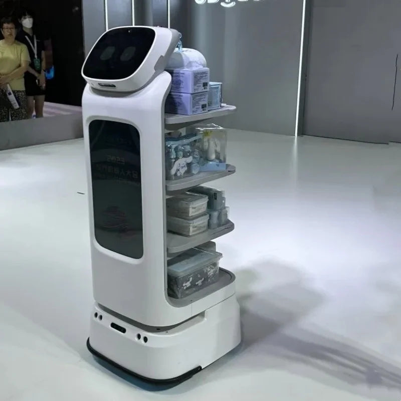 restaurant robot waiter service for Restaurant Pizza and Western-style Food Service Waiter Robots Humanoid AI Robotics
