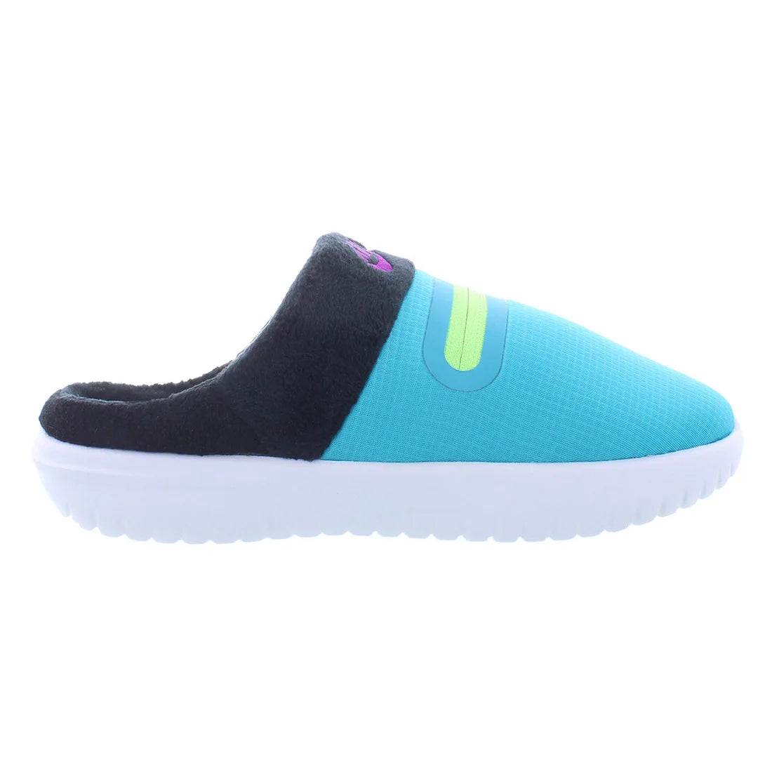 Burrow Na Women's Slipper Teal Black EVA Cushioned Novelty Shape Home Use Bedroom Style Solid Color Medium Thickness Vietnam