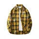 2025 Trendyy Men's 100% Cotton Loose-Fitting Hong Kong Style Tie-Dye Flannel Shirt Cross-Border Casual New Autumn Style