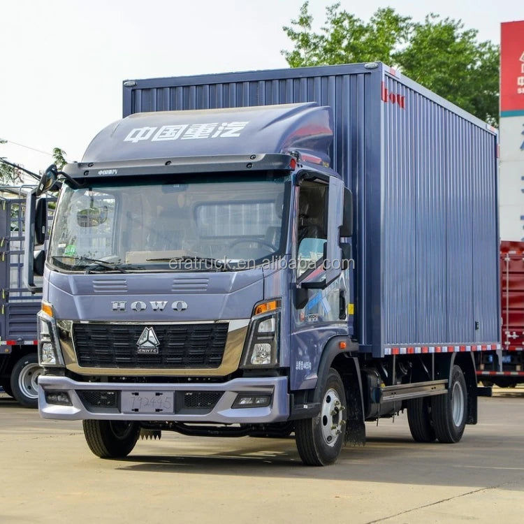 Chinese Manufacture 4X2 10Tons Light Cargo Truck Van Box Cargo Truck 4X2 6*2 4*4 Light Duty HOWO Cargo Truck for Sale