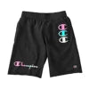 Champion Multi-Color Logo Mens Active Shorts Color: Black/Pink/Light Blue | 100% Authentic