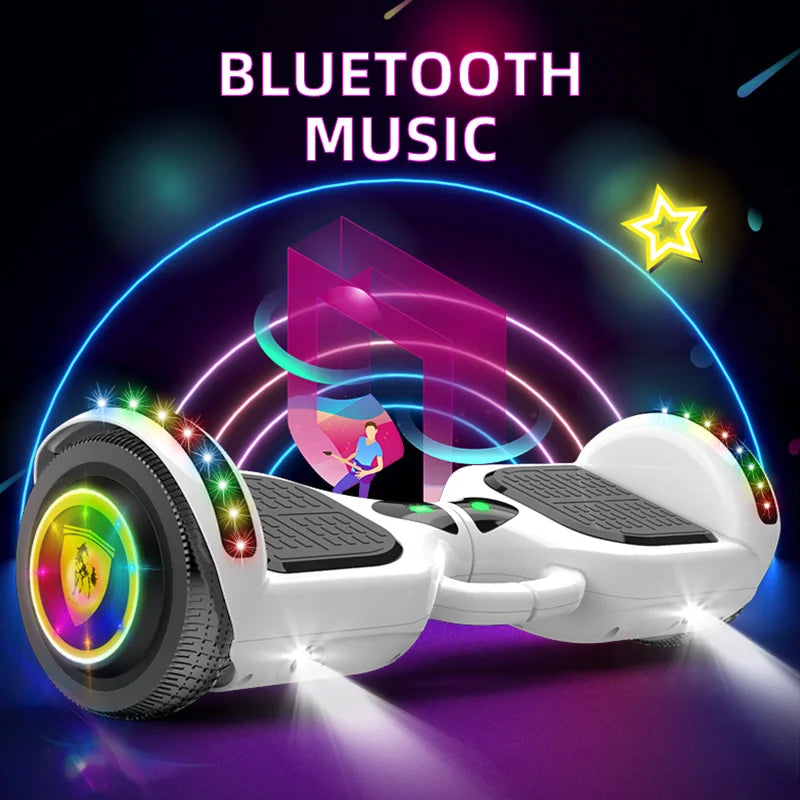 Best Price Hoverboard Scooter with  LED Lights & Bluetooth  Many Colors Available Self-balancing Scooter
