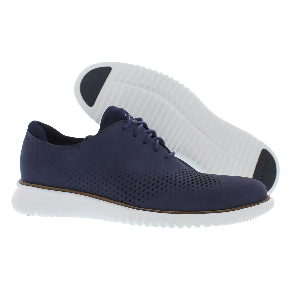 Cole Haan LSR Wing Mens Shoes Model MSS-C23806 Marine Blue 100% Authentic