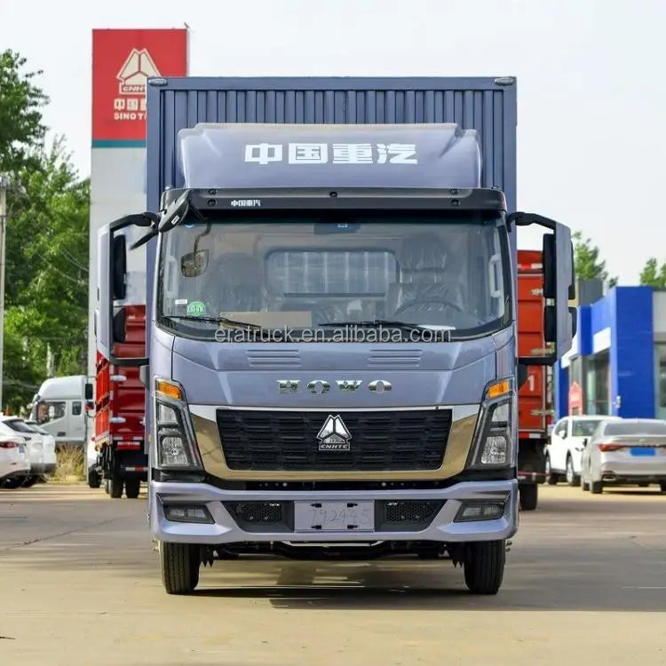 Chinese Manufacture 4X2 10Tons Light Cargo Truck Van Box Cargo Truck 4X2 6*2 4*4 Light Duty HOWO Cargo Truck for Sale