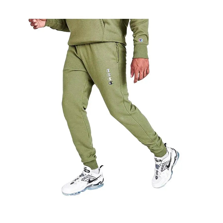 Champion Smu Logo Jogger Mens Active Pants Color: Olive Green | 100% Authentic
