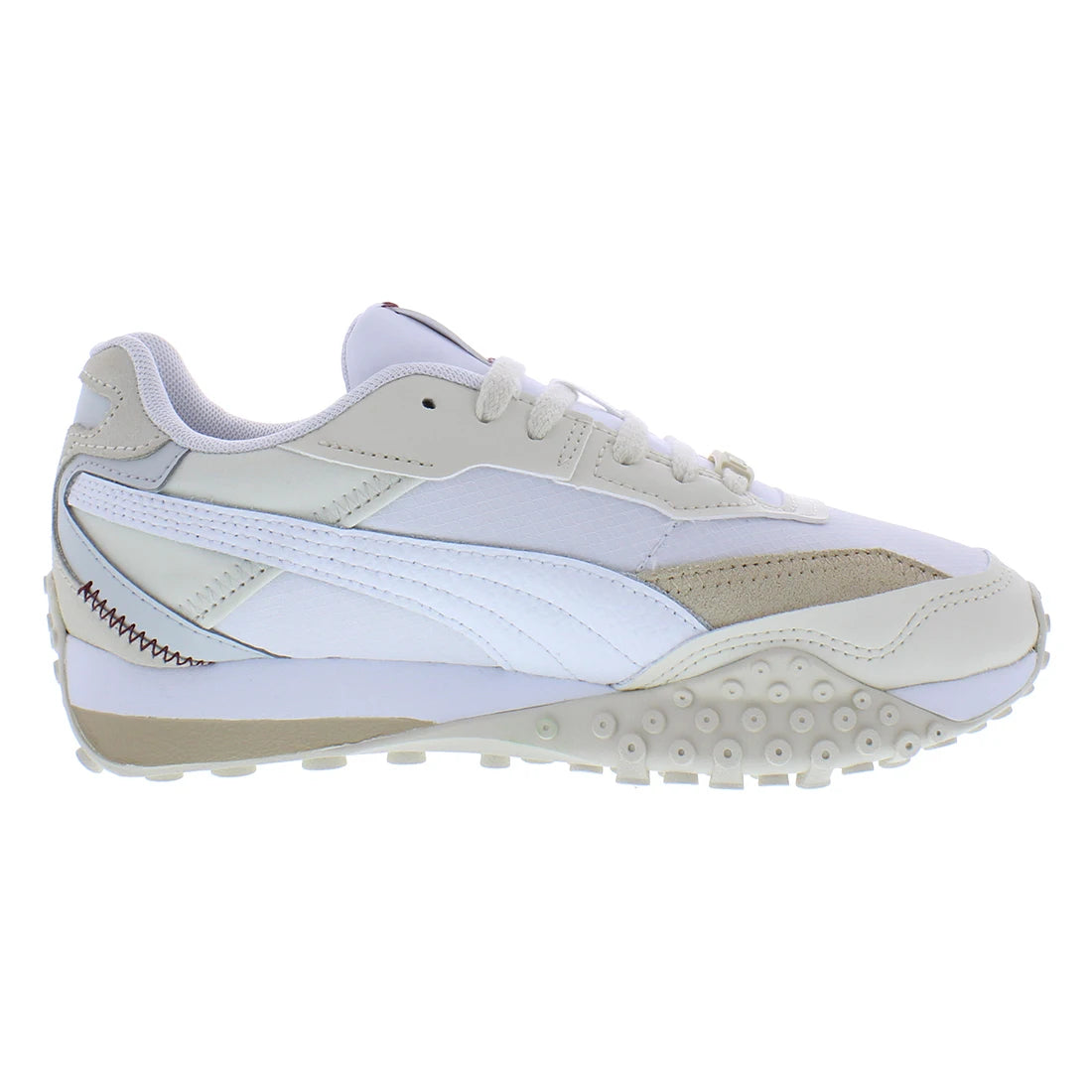 For Women's Blacktop Rider Soft Sporty Shoes White/Cream with Mesh Upper and Insole Lightweight and Authentic Made in China