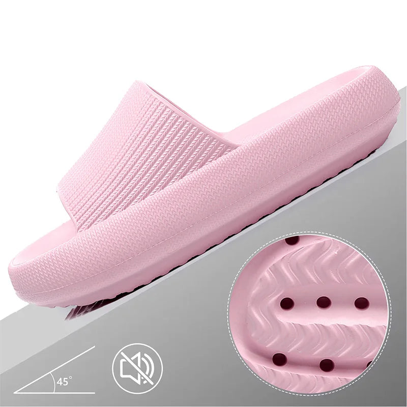 EVA Slides Slippers Outdoor Indoor Sandals for Women and Ladies Shoes Men Pillow Cushion Slides Footwear Custom Logo Wholesale