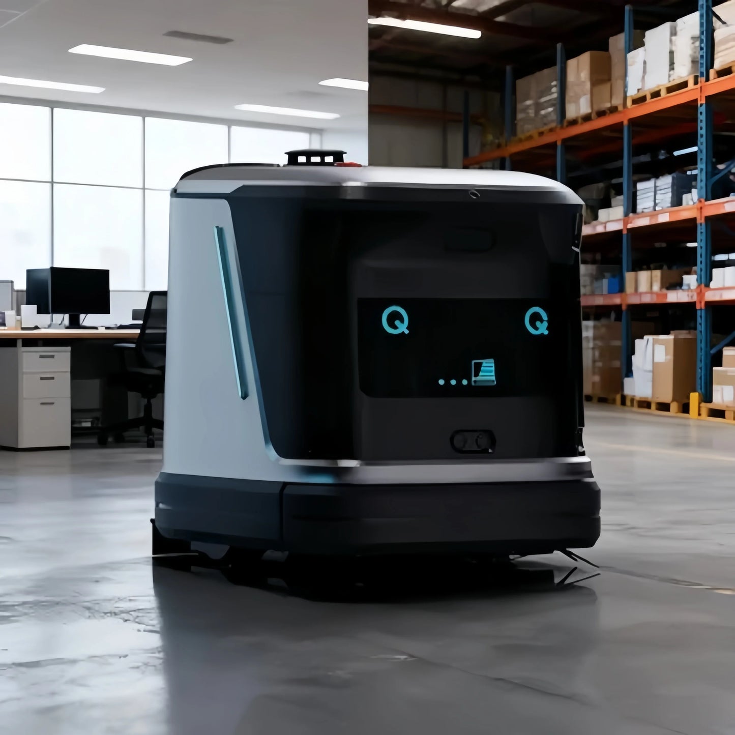 Robotic Floor Cleaning Machine Factory Direct Commercial Robotic Floor Scrubber Electric Shopping Mall Use