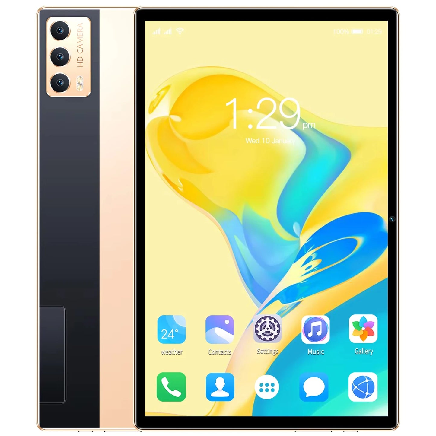 OEM X11 Pro 10.1 Inch Android Tablet Pc 8GB+256GB HD Android  MTK Processor CDMA Support for Phone Calls for Entertainment