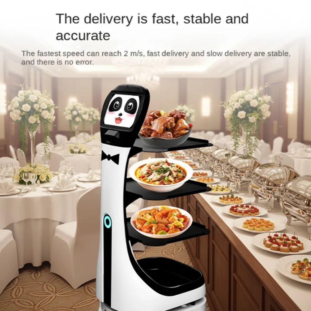 Robot Waiter for Sale Save Labor Smart Food Servant Human Robot Self Driving Waiter Robot