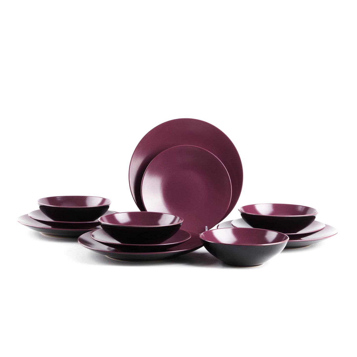 Semtember Promotion Hot Sales Kitchen Stoneware Plates Set Round Shape Ceramic Plates  in Stock Stoneware Dinner Set for Home