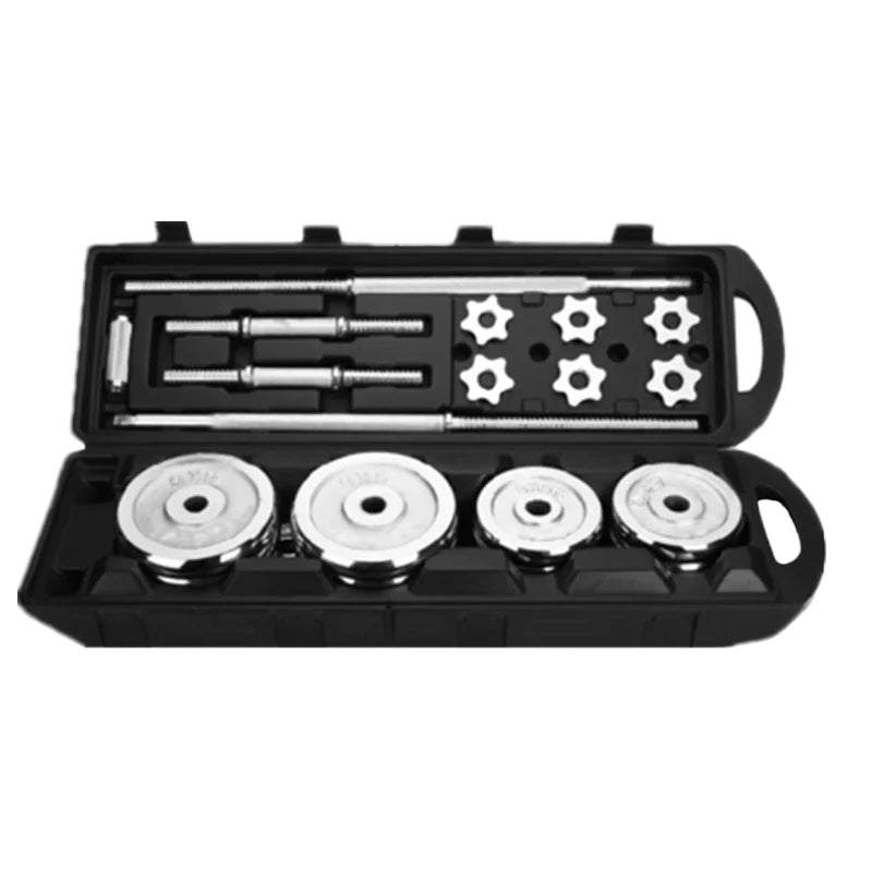 Hot Sale 50kg Adjustable Dumbbell Set Gym Fitness Equipment with Free Weights Cast Iron Body Building Dumbbells