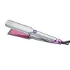 VOAUN 2-in-1 Hair Straightener High Quality Electric Aluminum Plate Hair Styler for Household & Salon Use LCD Display for Hotels