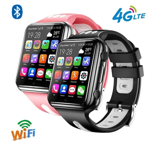 4G Internet GPS Child Locator Watch LBS WIF GPS Live Location tracker Children  4G Luxury Smart Watch W5
