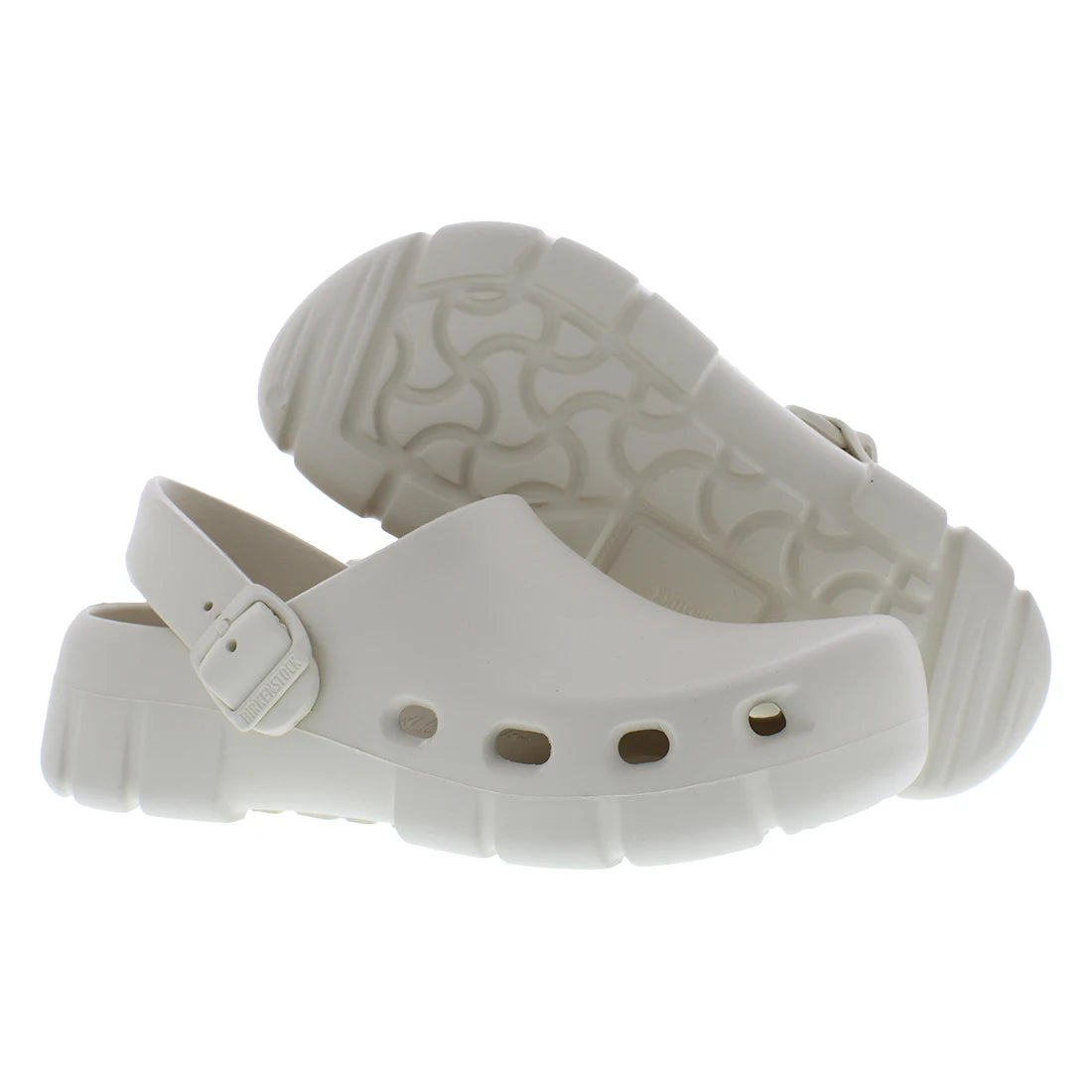 For Birki Flow Eva Unisex Shoes Model MSS-1027706 Size 4 Color Eggshell