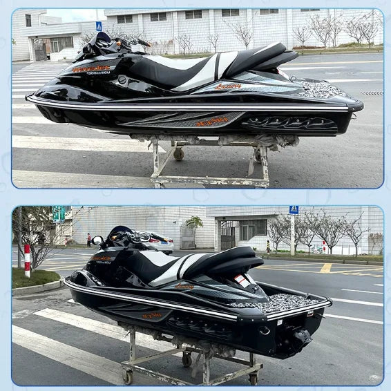 Dual Person High Speed Fiberglass Low-fuel-consumption Jet Ski for Sports and Outdoor Activities
