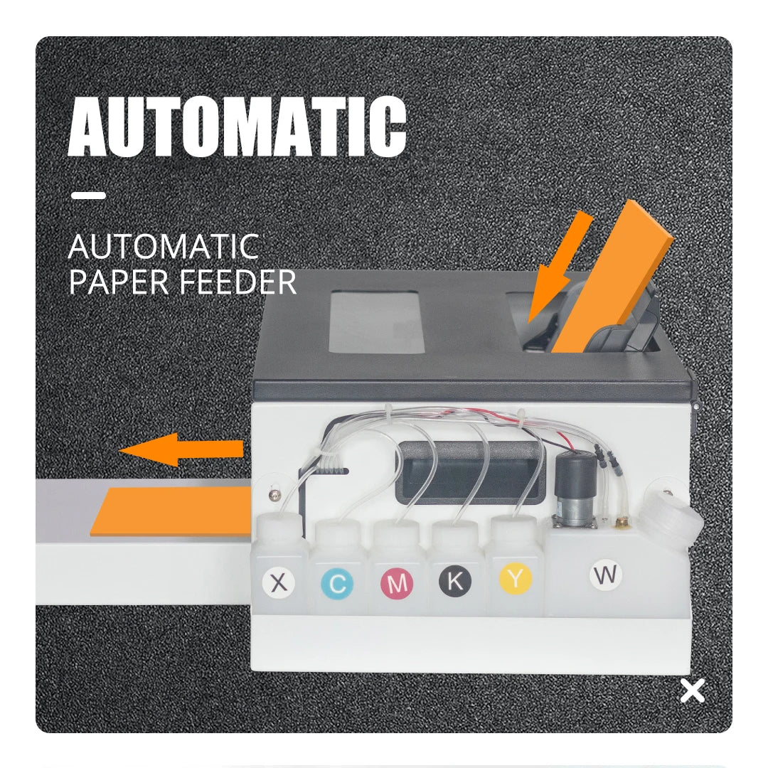 Latest Technology Auplex A4 White Ink DTF Printer and Oven  All in One for Tshirt