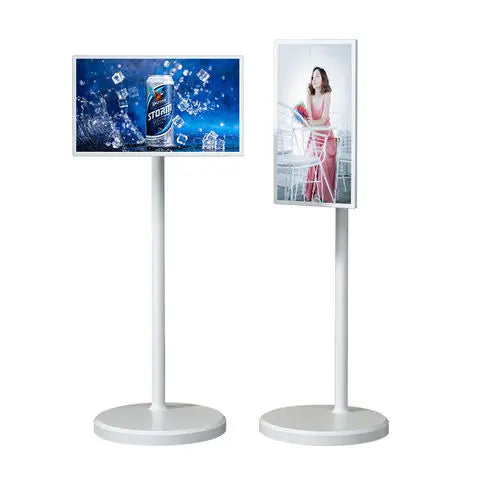 24-Inch Android Smart Flat Touch Screen TV with HD Camera 12V Rechargeable Portable IPTV WLED Backlight US Warehouse