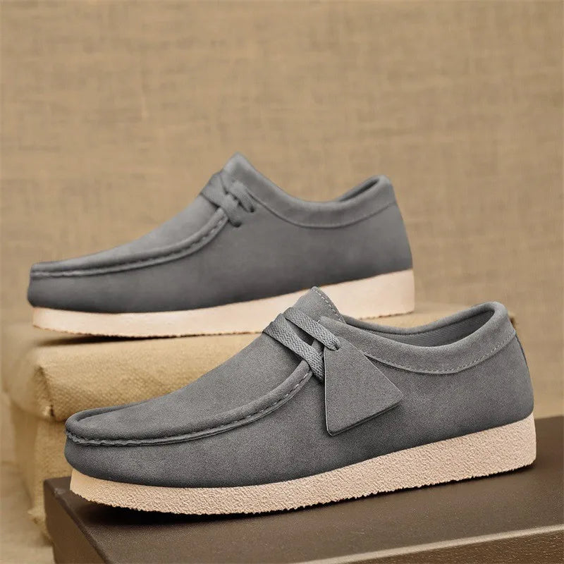 Men's Trendy British Casual Sports Flat Comfortable Shoes Soft Sole Casual Shoes for Men