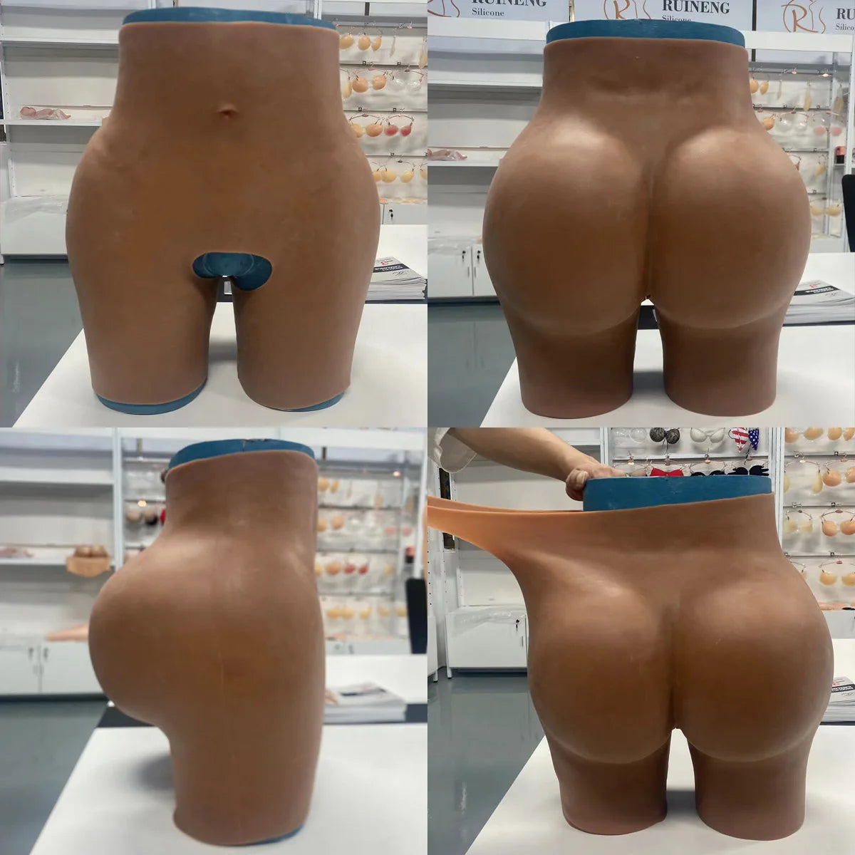 Silicon Buttocks and Hips Shaper Enhancer Panty Open Crotch Silicone Slimming Butt Hips for Women Plus Size Underwear