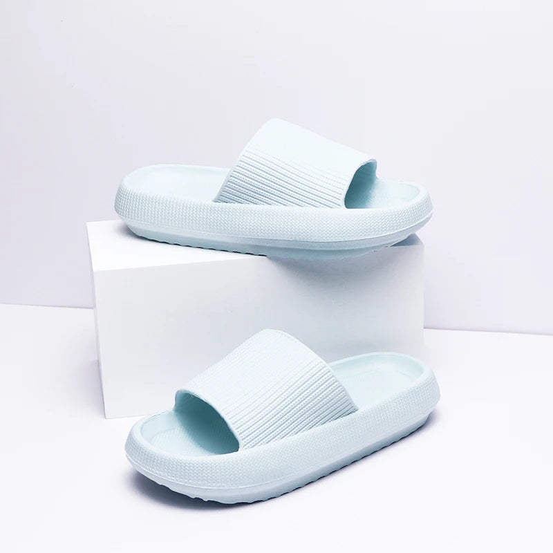 EVA Slides Slippers Outdoor Indoor Sandals for Women and Ladies Shoes Men Pillow Cushion Slides Footwear Custom Logo Wholesale