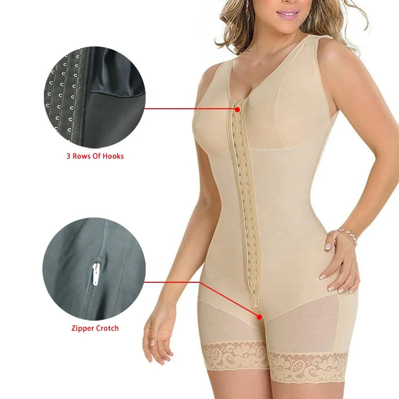 Private Label Shapers Tummy Control Women Shapers Original Colombian Girdle High Compression Bbl Garment Hourglass Girdles