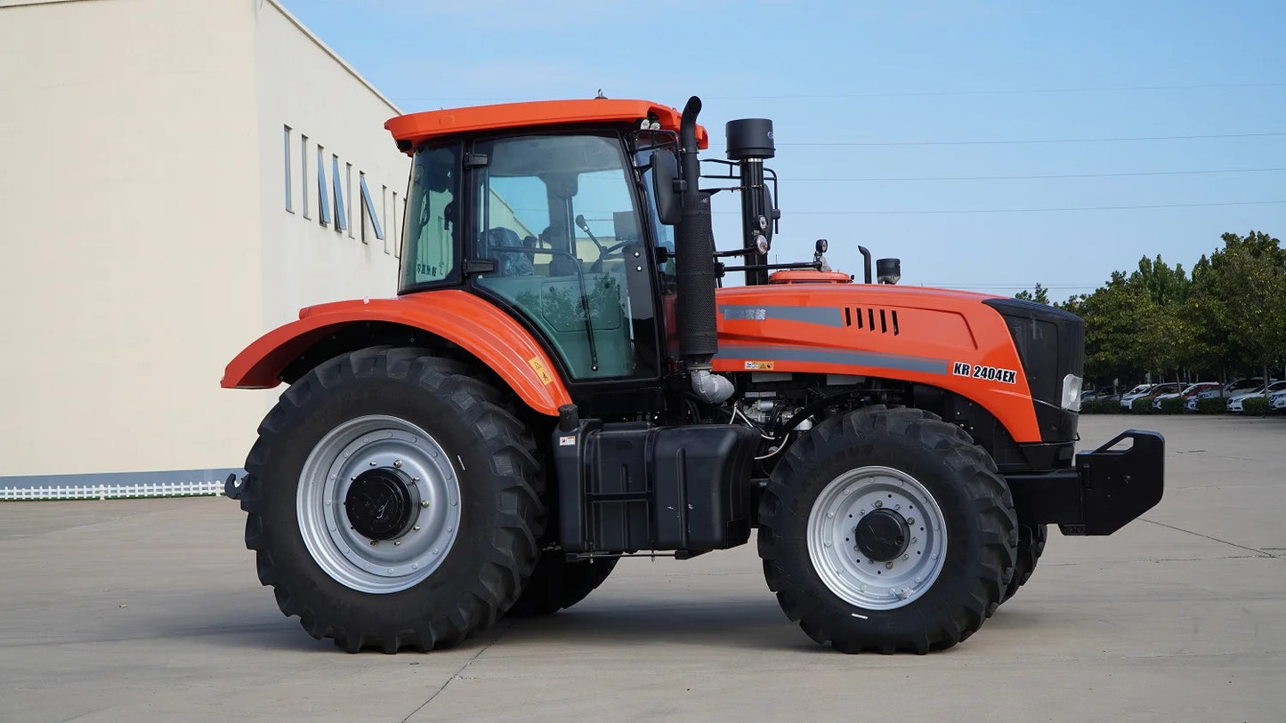KAT 240hp 4WD Agricultural Tractors KR2404EX Farm Big Garden Tractor Gear Drive High Productivity