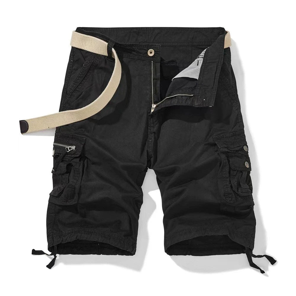 Custom Your Brand Logo Wholesale Hot Selling Summer Men Clothing Casual Pockets Cotton Jogger Loose Cargo Shorts