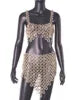 2024 Summer Inner Wear New Arrival New Slim Backless Acrylic Sling Set Set
