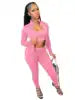 Custom Sets for Women Casual Set Jacket I-shaped Vest Pants Three-Piece Color Blocking Tight Fitting Set Conjuntos Para Mujeres