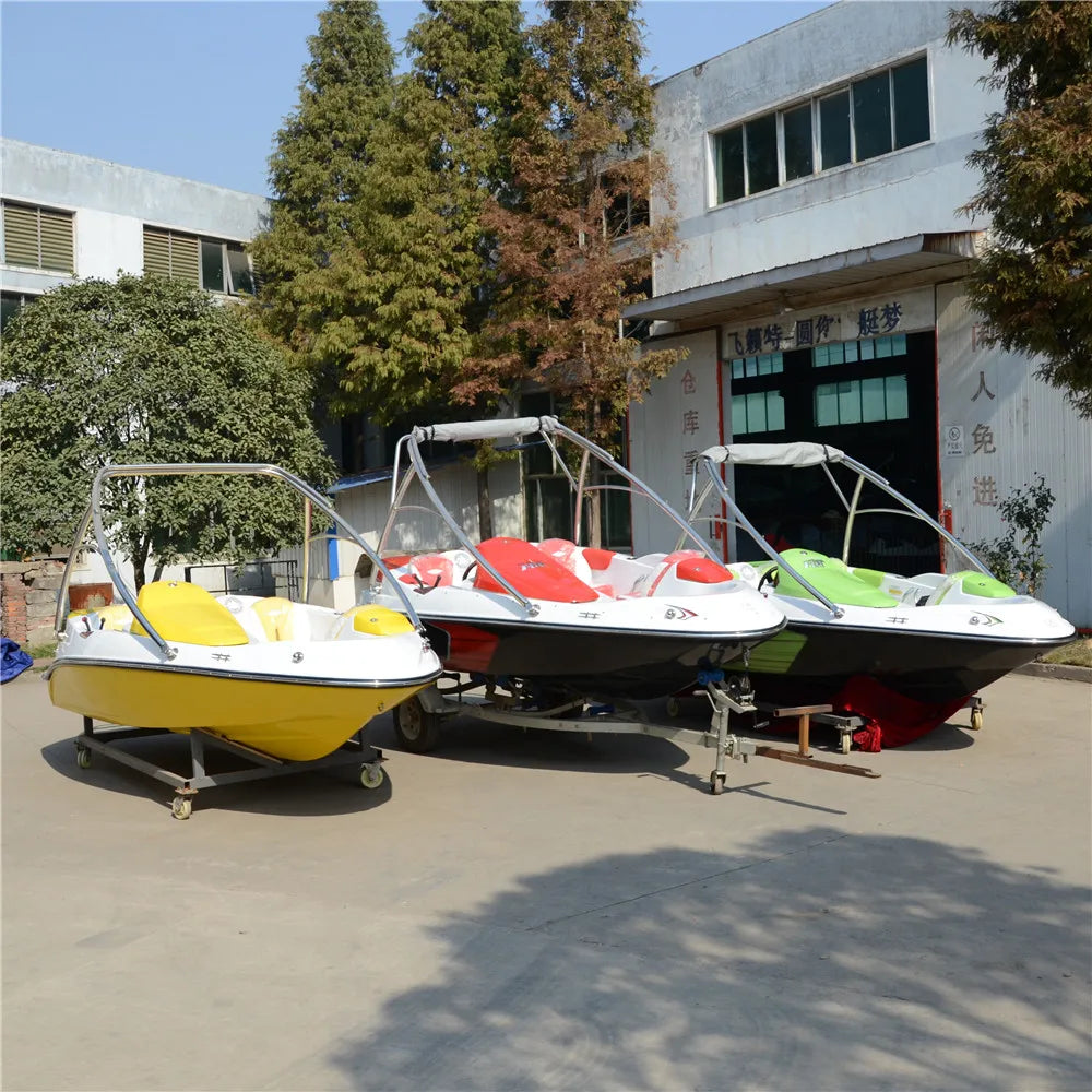 Fishing Boat 15 ft Fibreglass Boat with Steering