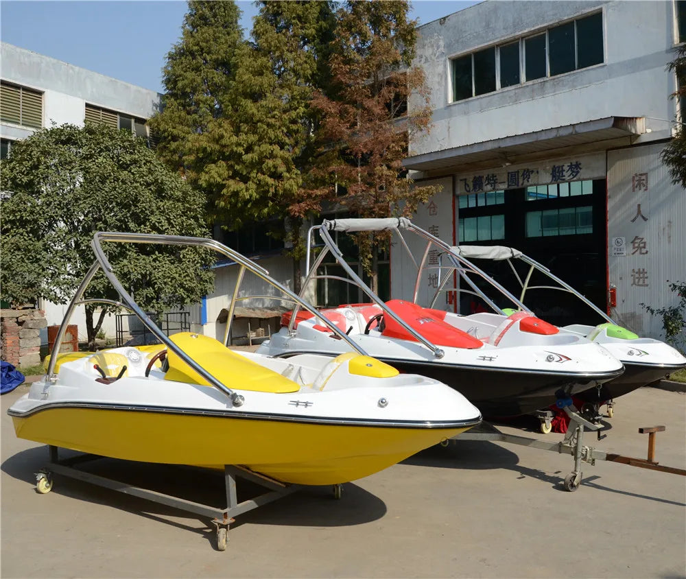 Fishing Boat 15 ft Fibreglass Boat with Steering