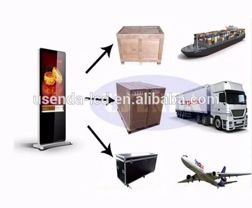 65 Inch 3000nits Sunlight Readable Outdoor Free Standing Large Advertising TV Totem Digital Signage and Displays
