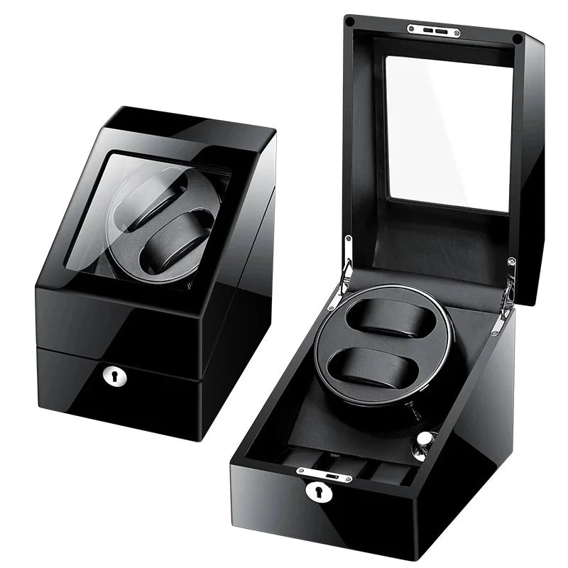2+3 Travel Best Boxy Moving Watch Rotator Box Battery Automatic Watch Holder Clock Self Winding Watch Winder Box